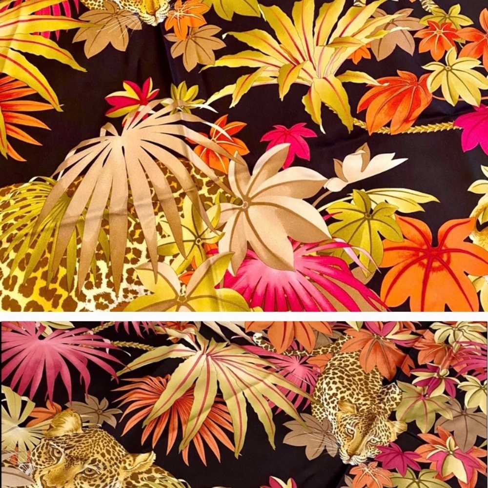 Ferragamo Mughal jungle scarf